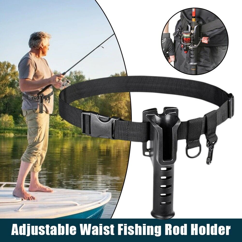 Adjustable Waist Fishing Rod Holder Fishing Gear Tackles Accessories