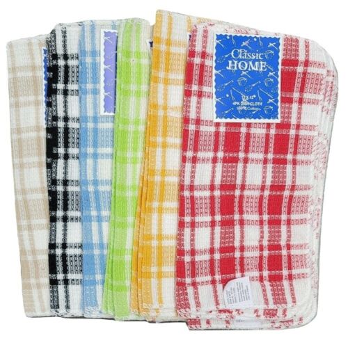 Dish Cloth 24 Pcs 12x12 100% Cotton Dish Towel Swedish Dishcloth