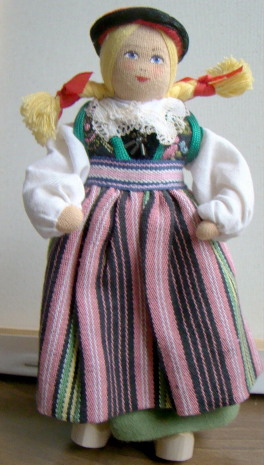 Charlotte Weibull Swedish Vintage Costume Doll -  Skane In Sweden