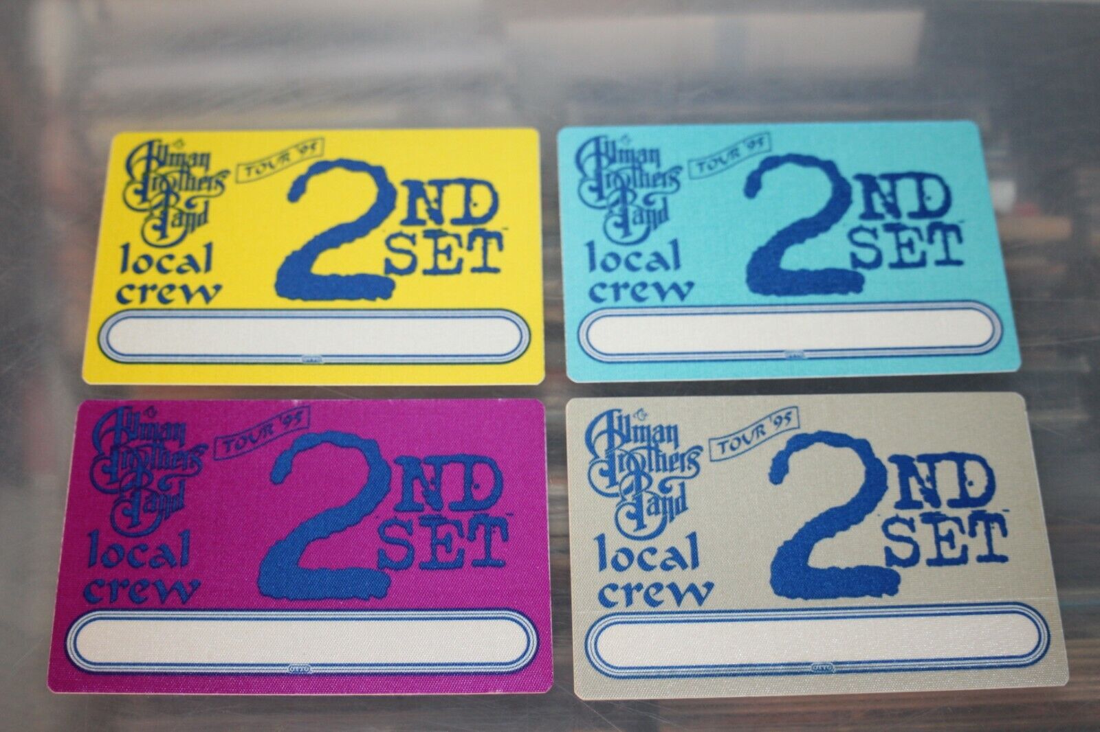 Allman Brothers -  4x Backstage Pass - Free Postage - Lot # 11