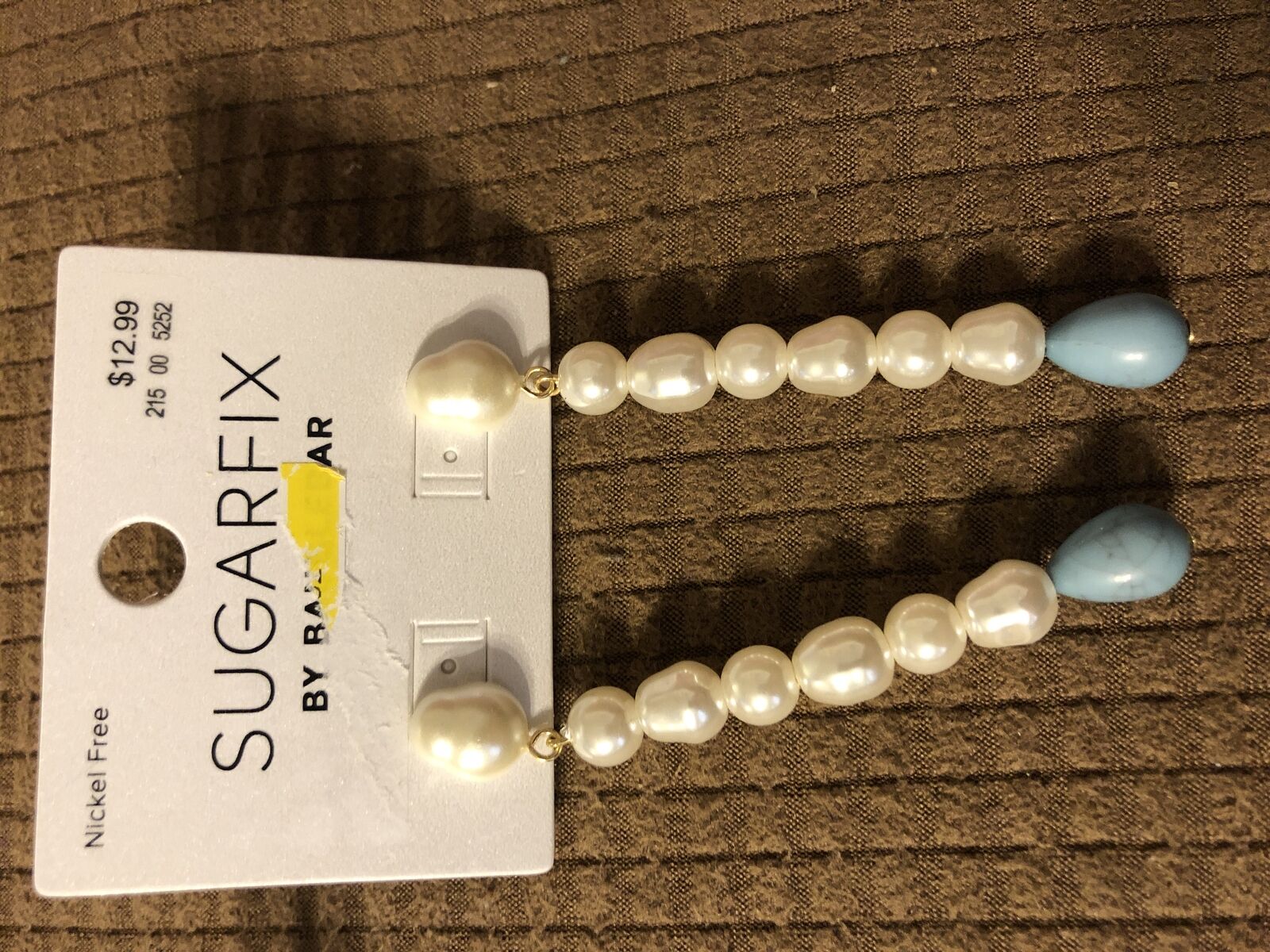 Sugarfix By Baublebar Pearl Drop Earrings - Turquoise/pearl