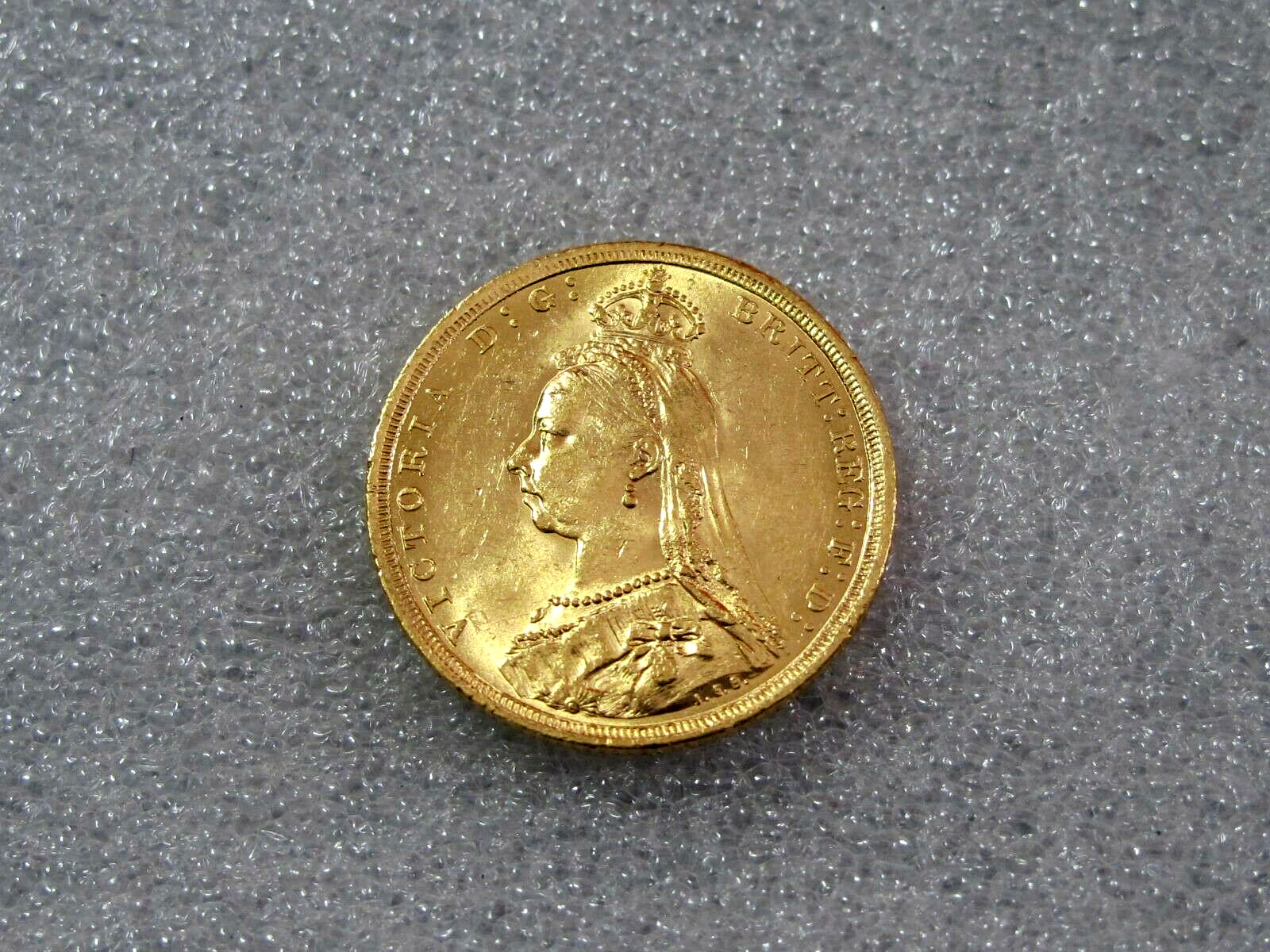 1888-s Australia  Sydney Mint Victoria Jubilee Head Gold Sovereign Coin Unc / Ms