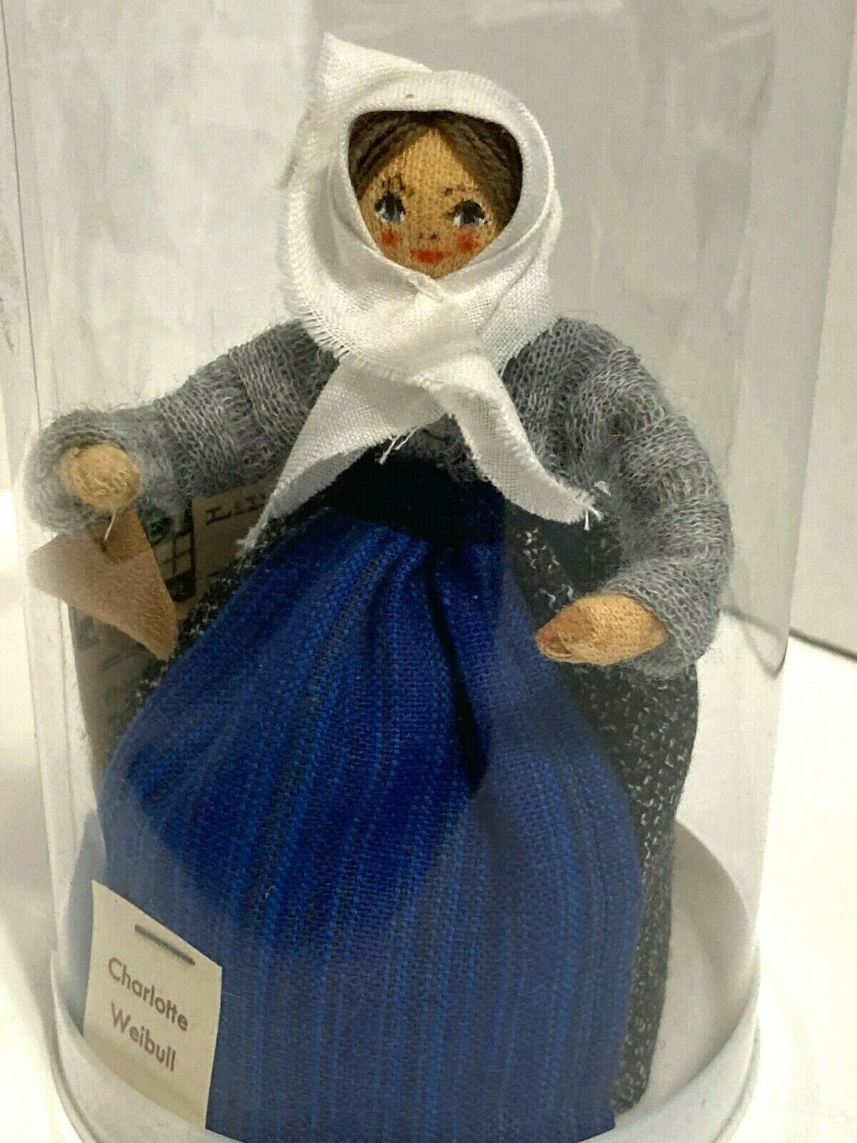 Vintage Scandnivian Sweden Charlotte Weibull Lilla D. W/ Leather Fish Doll