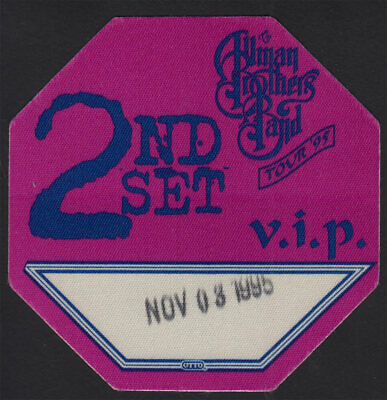 Allman Brothers Band _rare 11/2/1995 Auburn University Alabama Backstage Pass