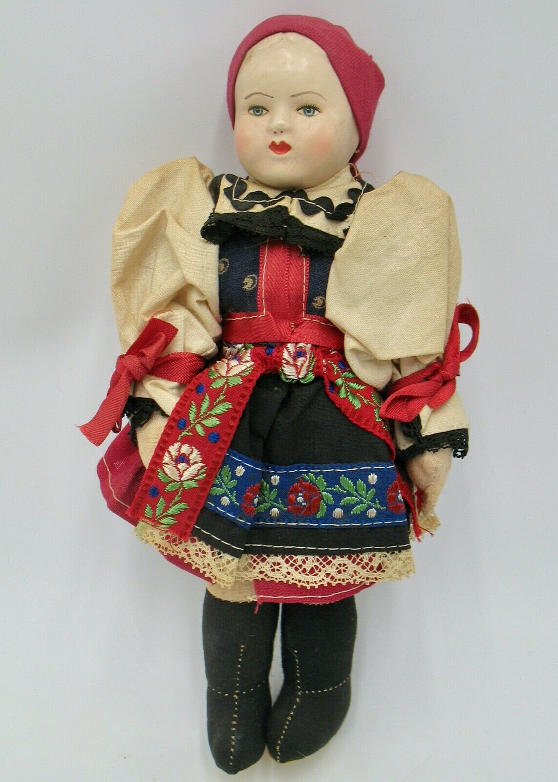 Vintage Beautiful Czech Costume Doll