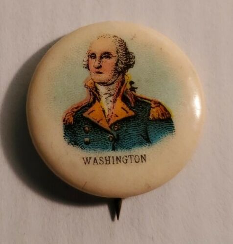 1896 1st United States President "george Washington" Sweet Caporal Pin Pinback
