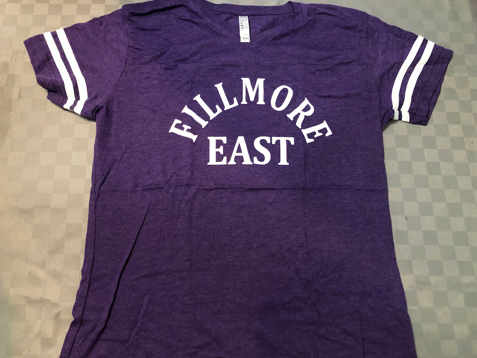Fillmore East T Shirt Jersey Jimi Ladies Women Allman Brothers Purple Medium