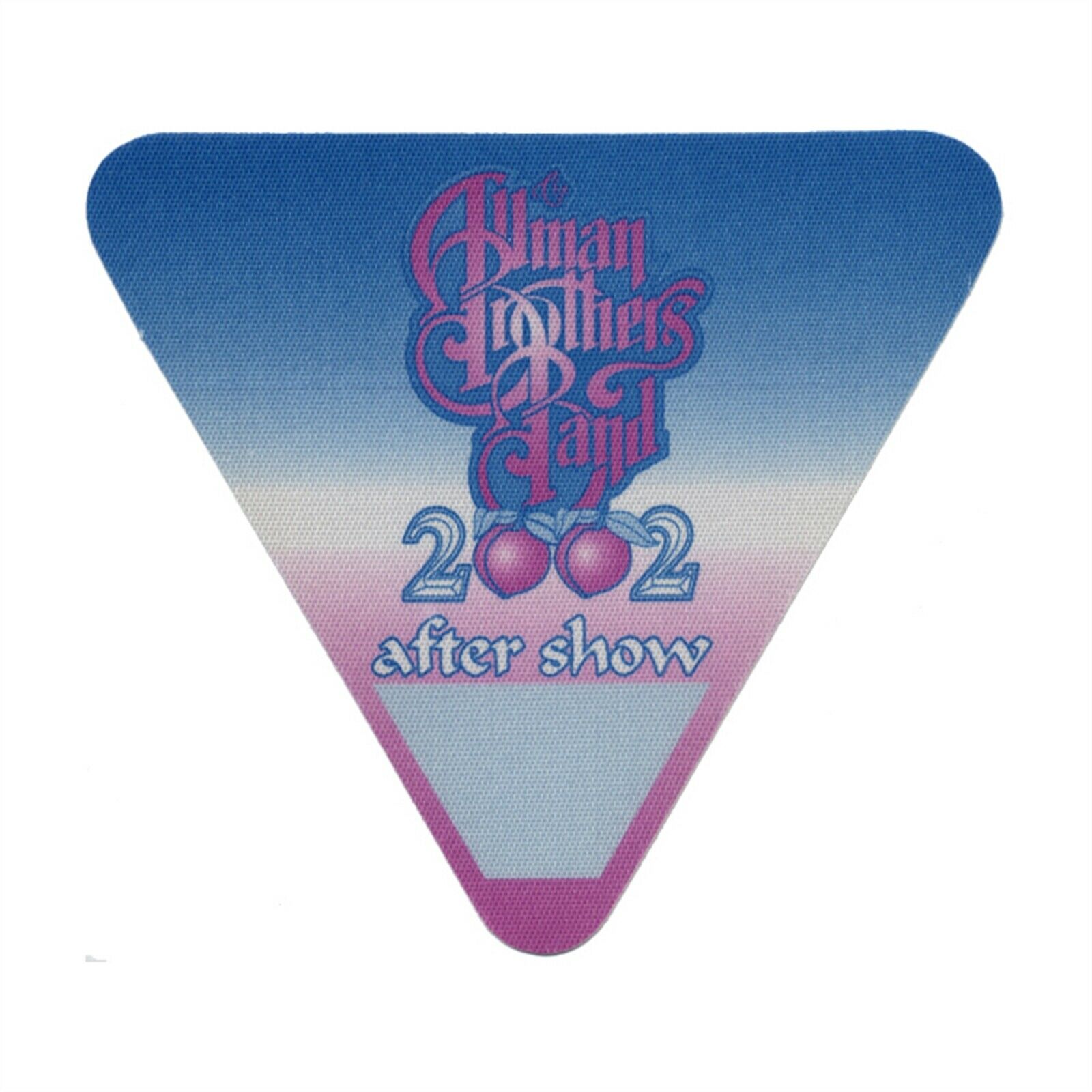 Allman Brothers 2002  Concert Tour After Show Backstage Pass