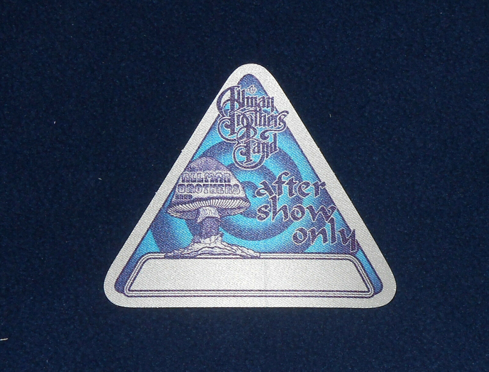 The Allman Brothers Band After Show Only Unused Otto Backstage Pass
