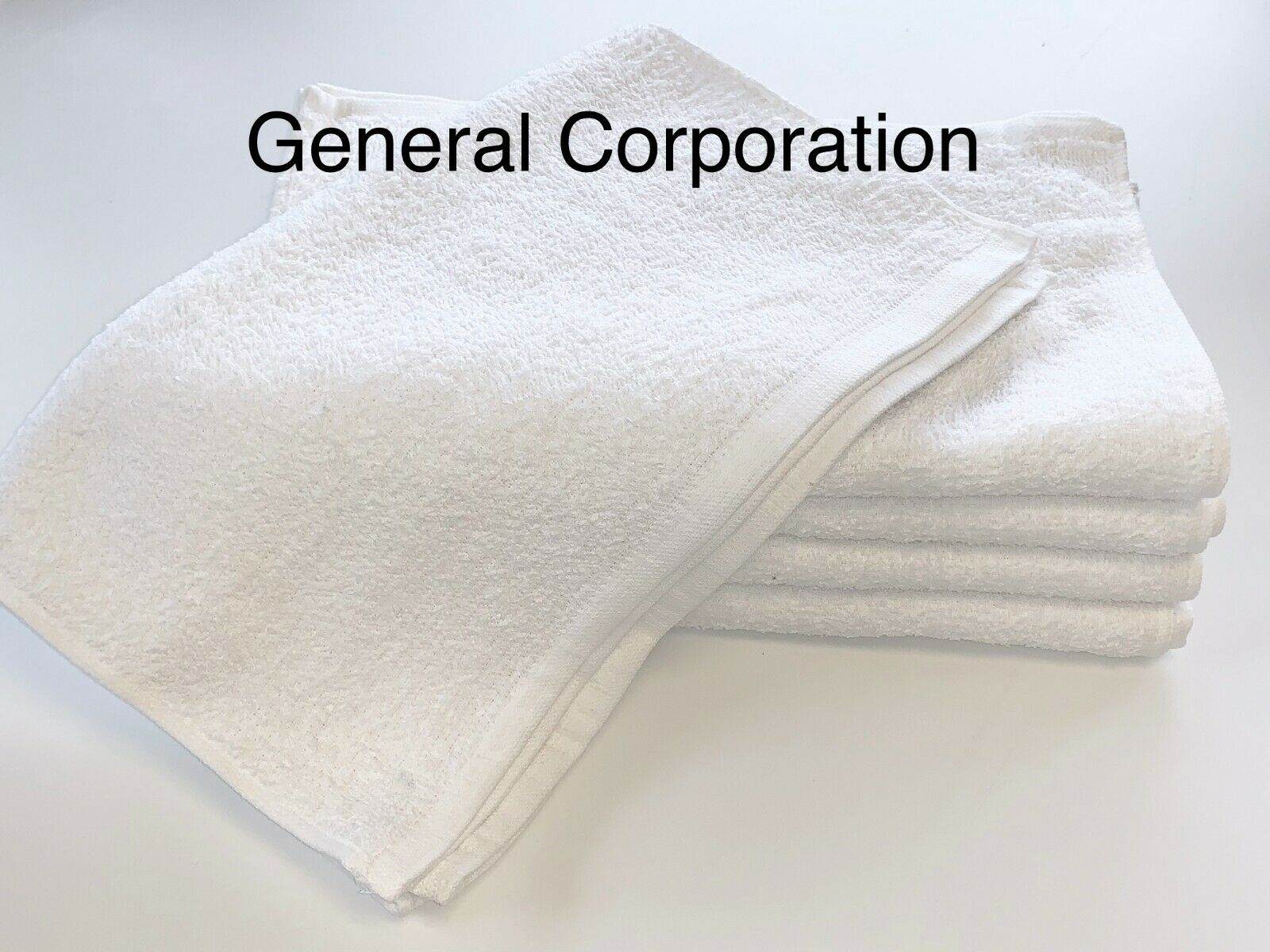 60 5 Dozen New White Bar Towels Bar Mops Cotton Super Absorbent 16x19