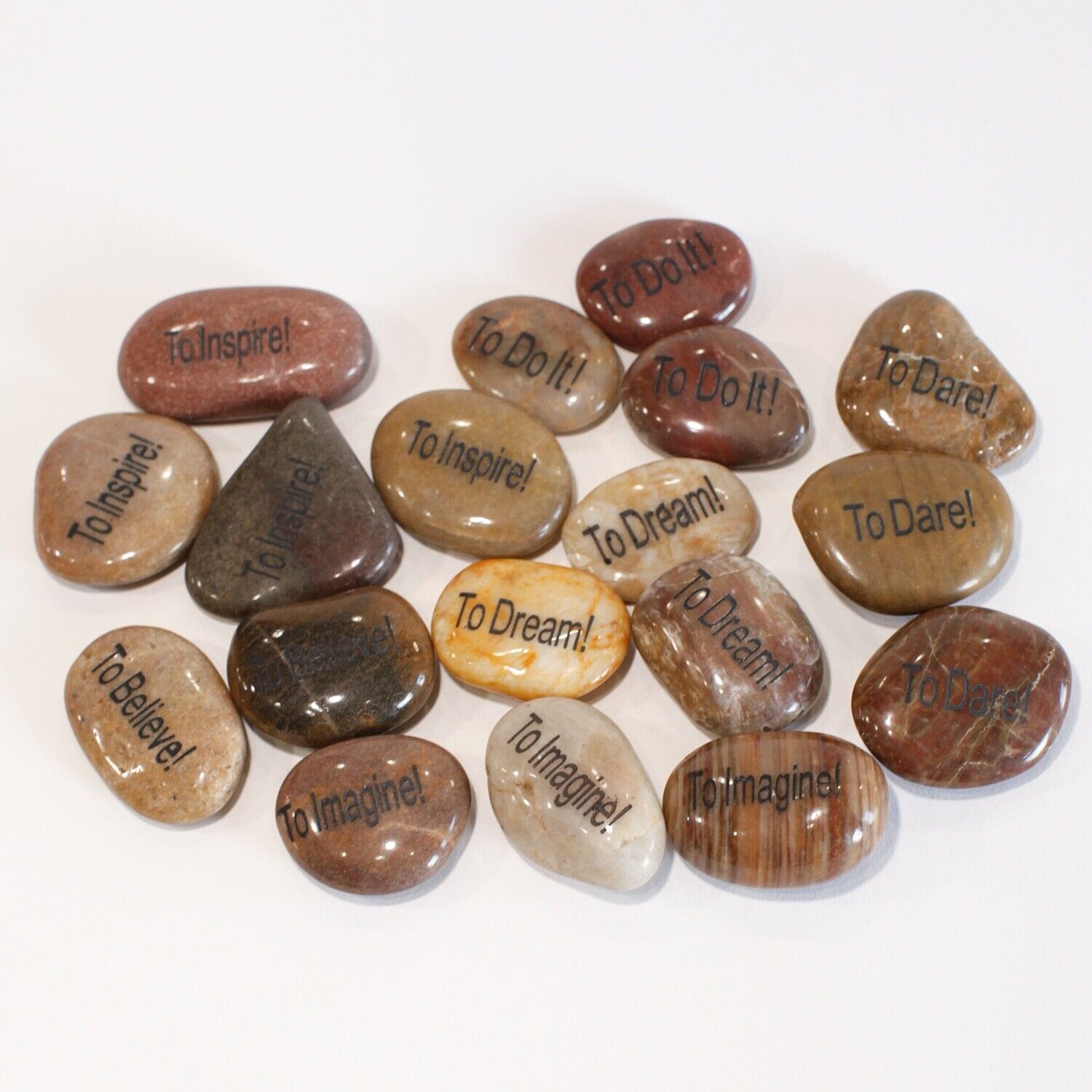 Inspirational Stones Rocks Engraved Sayings 18 Stones