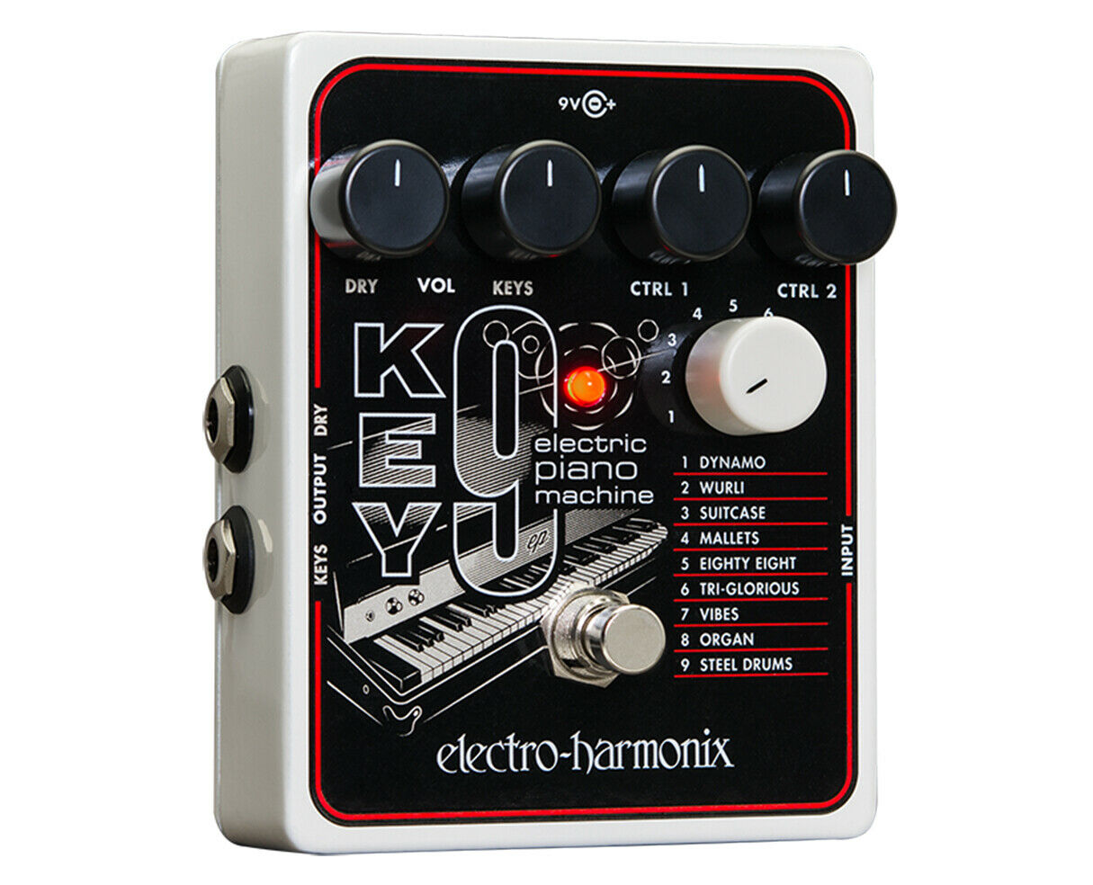 Electro-harmonix Key9 Electric Piano Machine Guitar Pedal -
