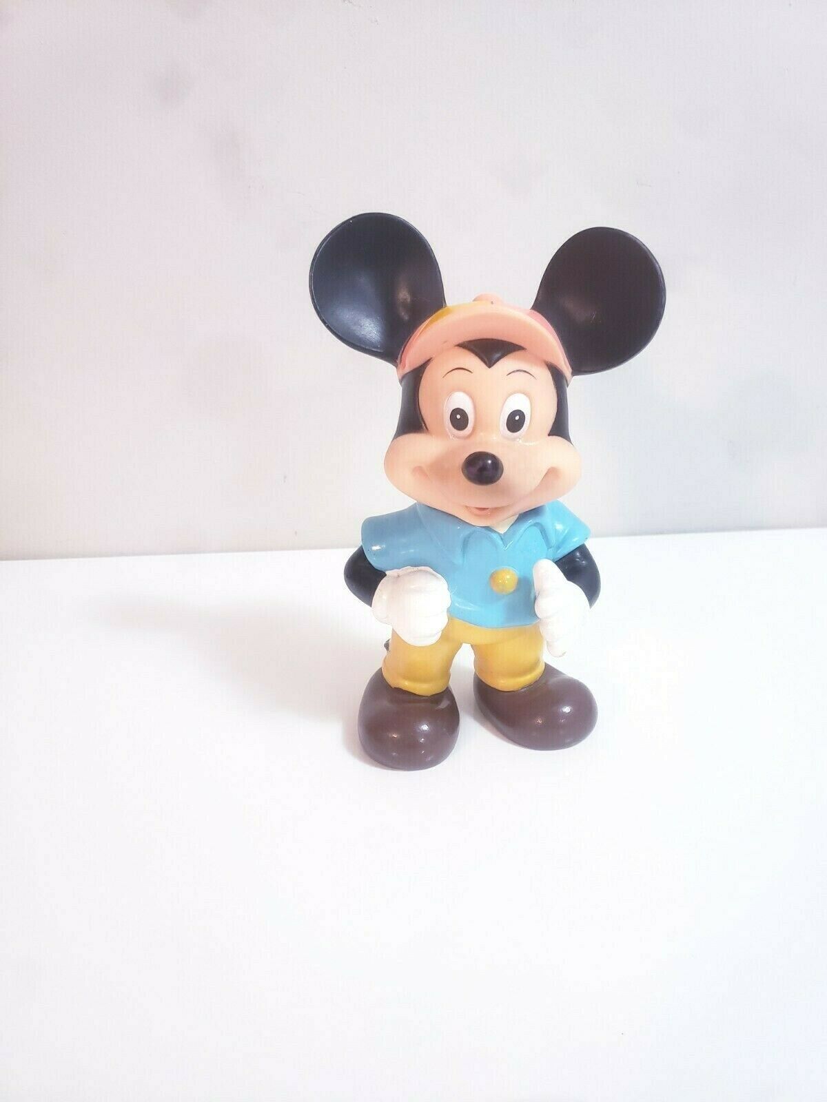 Vintage Mickey Mouse Figure Rubber Plastic Squeak Toy