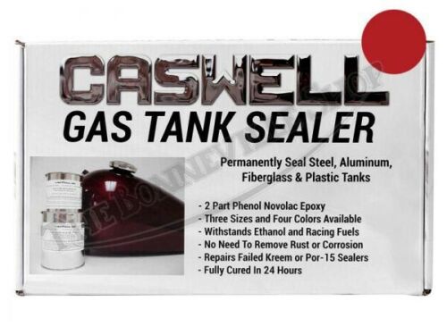 Caswell Phenol Epoxy Fuel And Oil Tank Sealer Dragon's Blood Red Tbs-cas-red