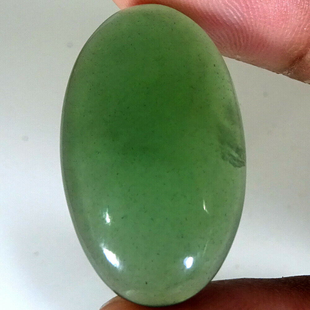 32.50 Cts 100% Natural Green Aventrine Oval Cabochon 19x32x6 Mm Loose Gemstone