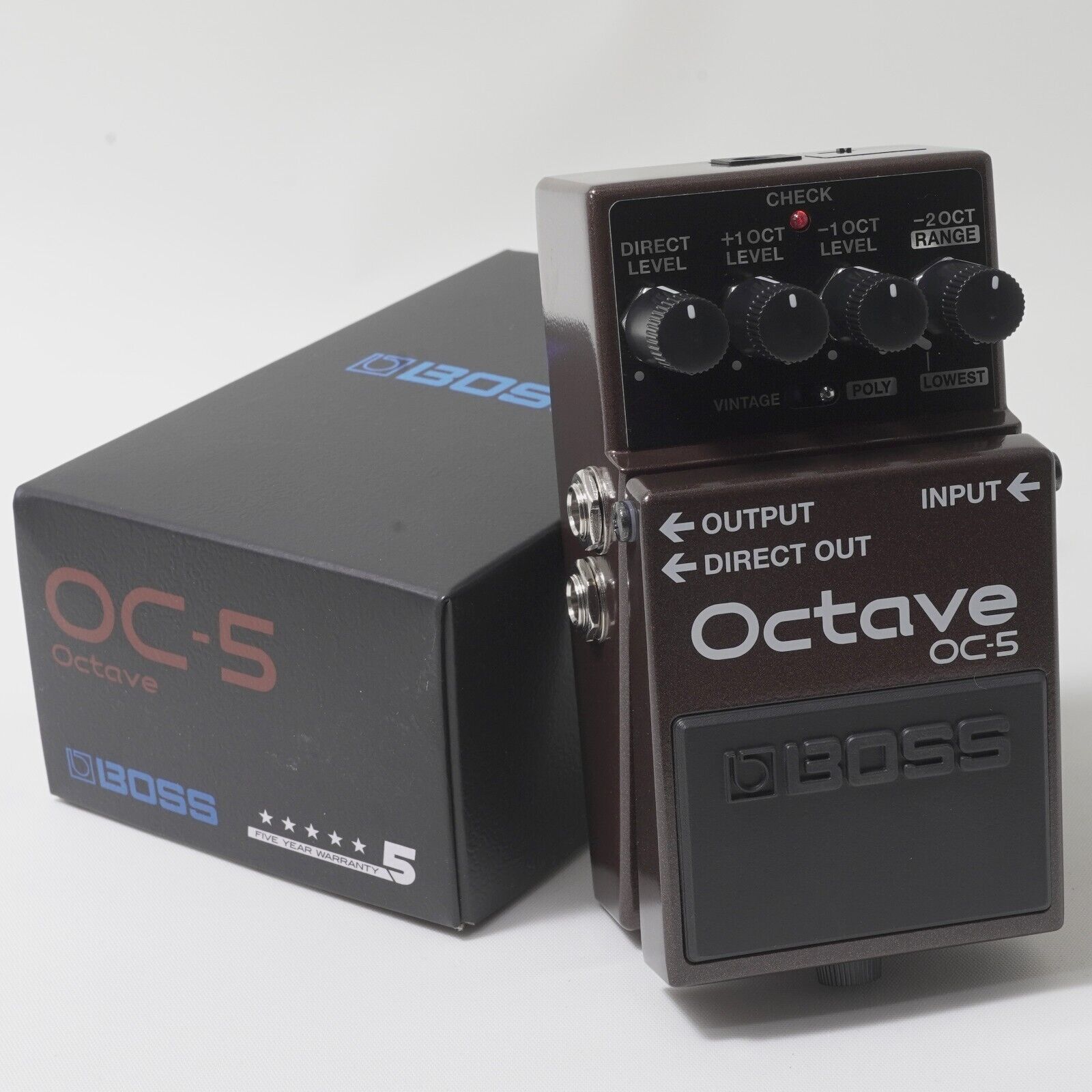 Boss Oc-5 Octave Guitar Pedal Brand New Ship From Japan