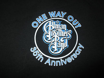 35th Allman Brothers Band "one Way Out" Crew Concert (lg) T-shirt Beacon Theatre