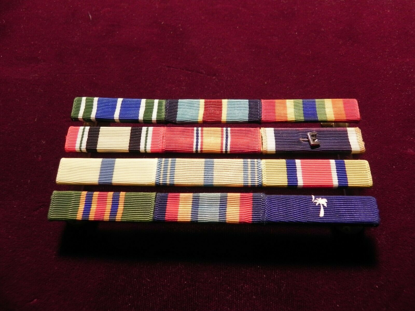 Original World War Ii  Medal Ribbon Bars  Wwii