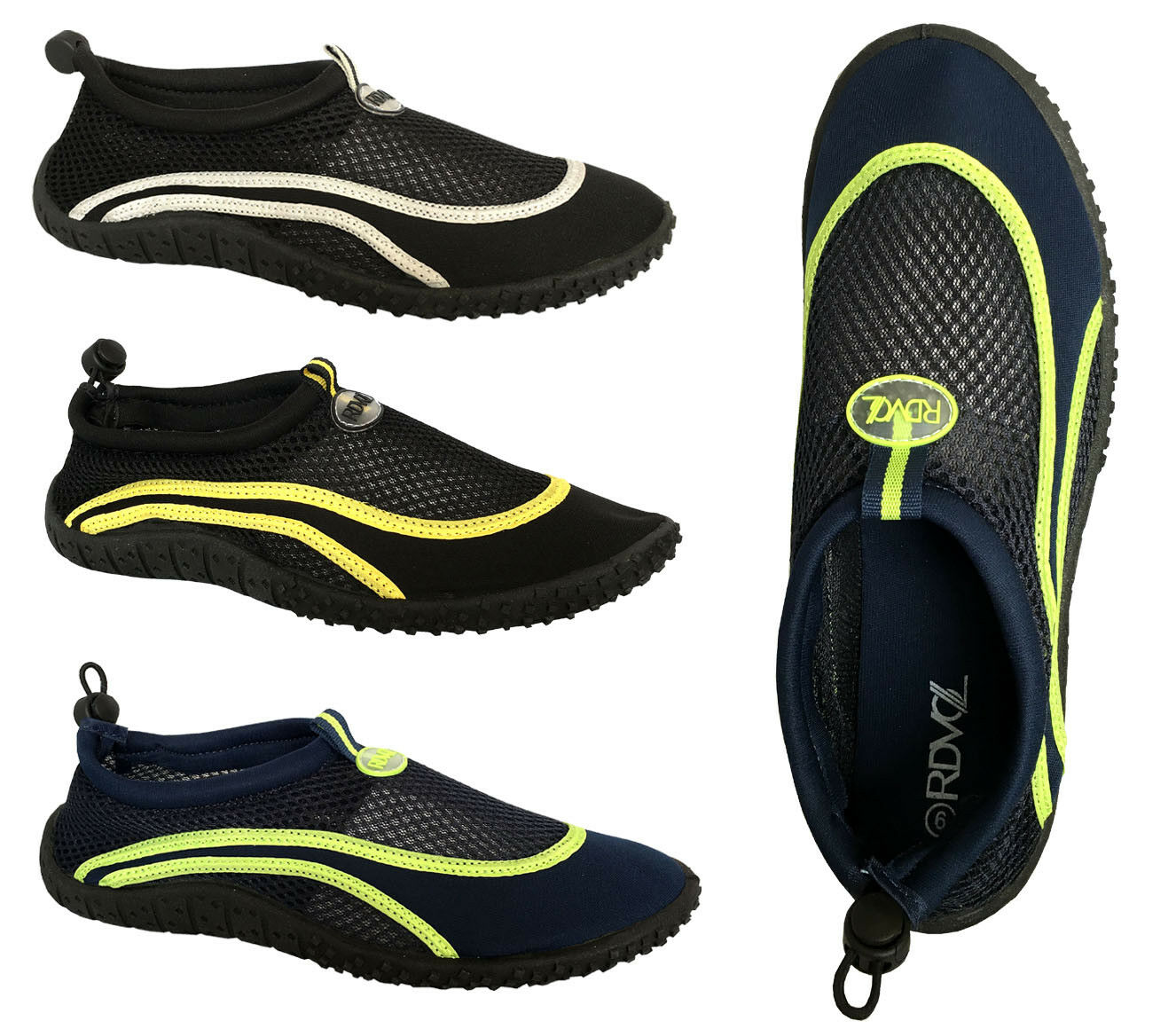 Men's Water Shoes Aqua Sock Beach Surfing Pool Yoga Exercise--aqua Shield (m)